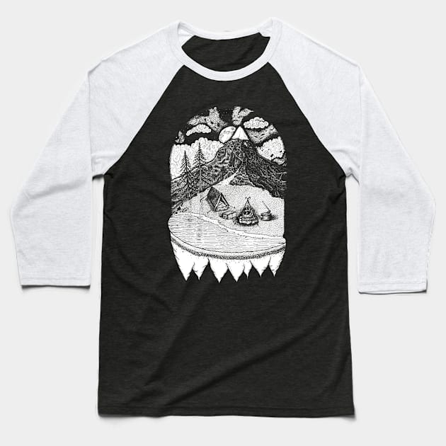 The Wilderness Baseball T-Shirt by LewyLewy